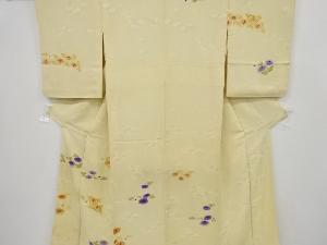 アンティーク　万寿菊模様刺繍着物